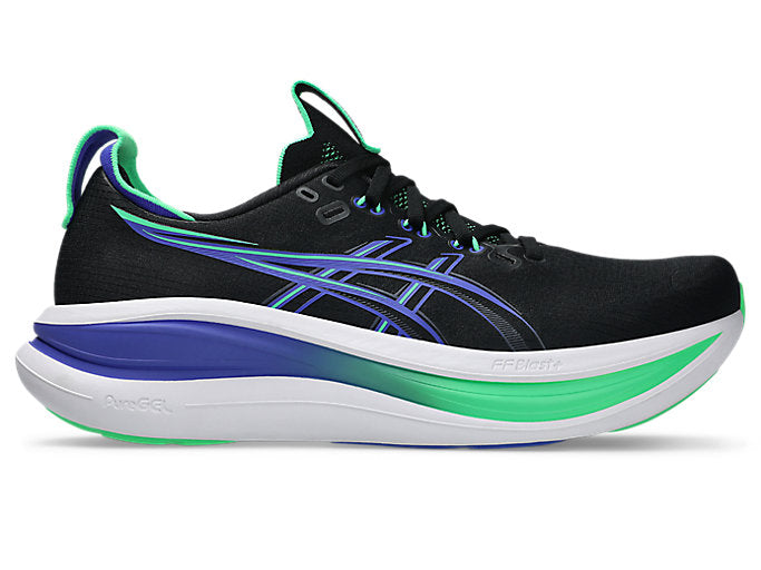 M ASICS Gel-Nimbus 28 Black/Cobalt Burst