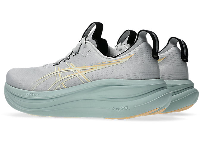 M ASICS Gel-Nimbus 28 Cloud Grey/Cream