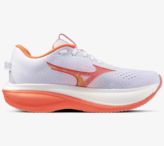 Mizuno White / Flamingo Coral w