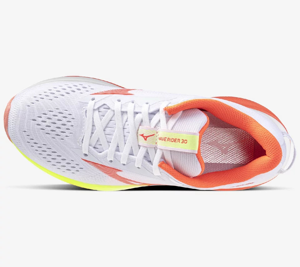 Mizuno White / Flamingo Coral w