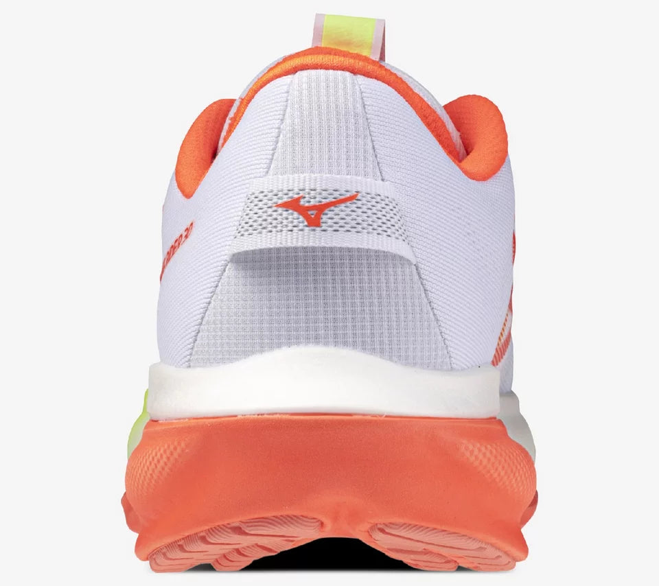 Mizuno White / Flamingo Coral w
