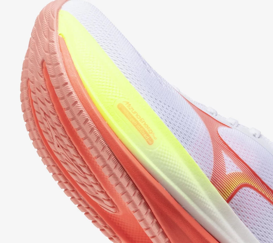 Mizuno White / Flamingo Coral w